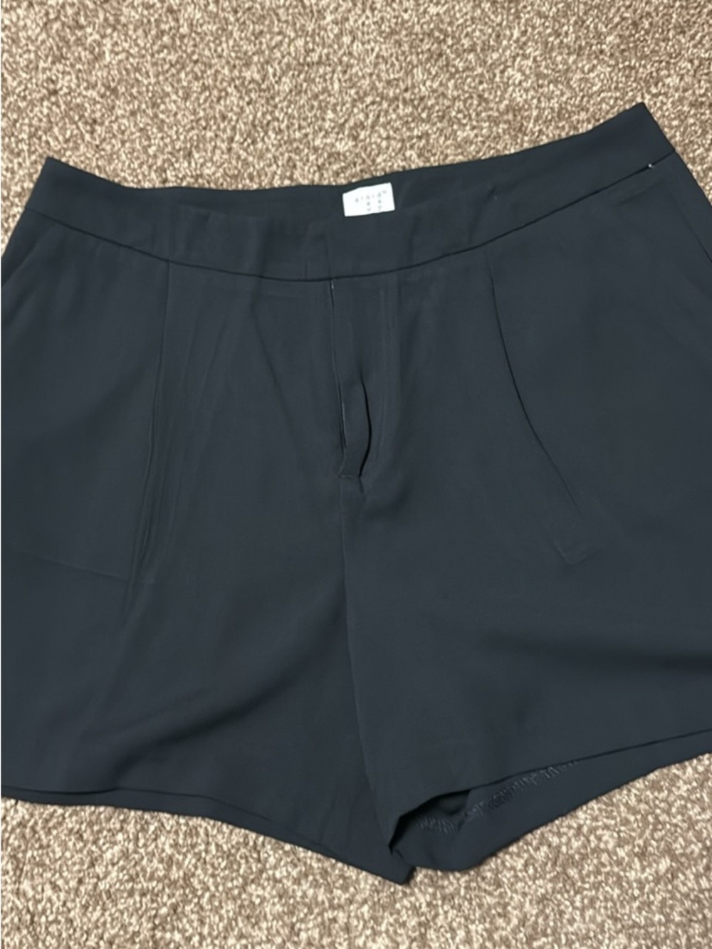 a new day Black High-Rise Tailored Pull-On Shorts A-11